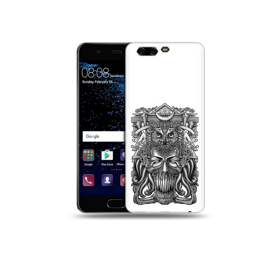 

Чехол MyPads Tocco для Huawei P10 зубастая сова (PT60870.50.369), Прозрачный, Tocco
