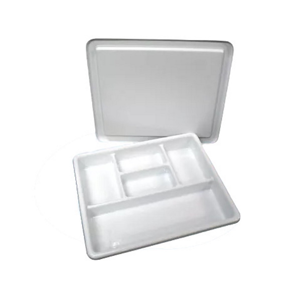 Лоток Кронт медицинский 5 ячеек с крышкой КДС-6Л-1К