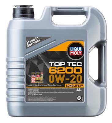 

Моторное масло LIQUI MOLY Top Tec 6200 0W20 4л