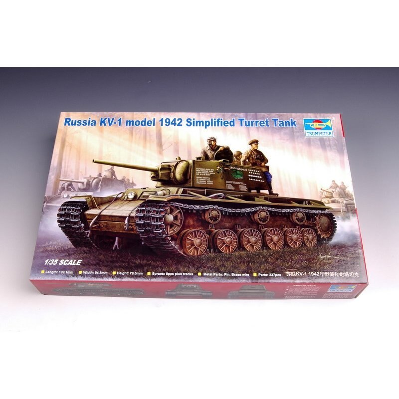 

Модель Trumpeter Советский Танк КВ1 1942 00358 1/35