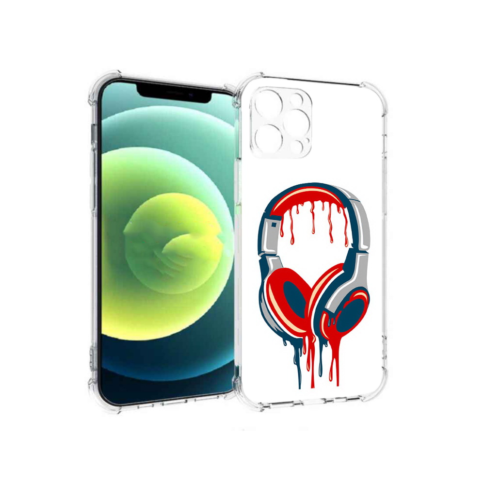 

Чехол MyPads Tocco для Apple iPhone 12 Pro не делай громко (PT157529.613.517), Прозрачный, Tocco