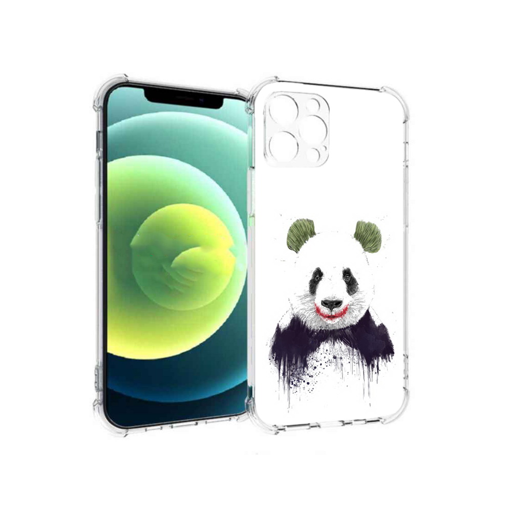 

Чехол MyPads Tocco для Apple iPhone 12 Pro панда джокер (PT157529.613.533), Прозрачный, Tocco