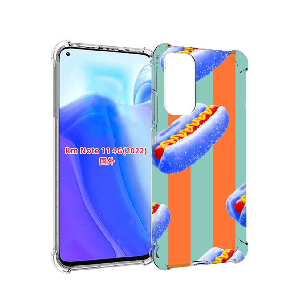 

Чехол MyPads синие хотдоги для Xiaomi Redmi Note 11 4G ( Глобальная версия ), Tocco