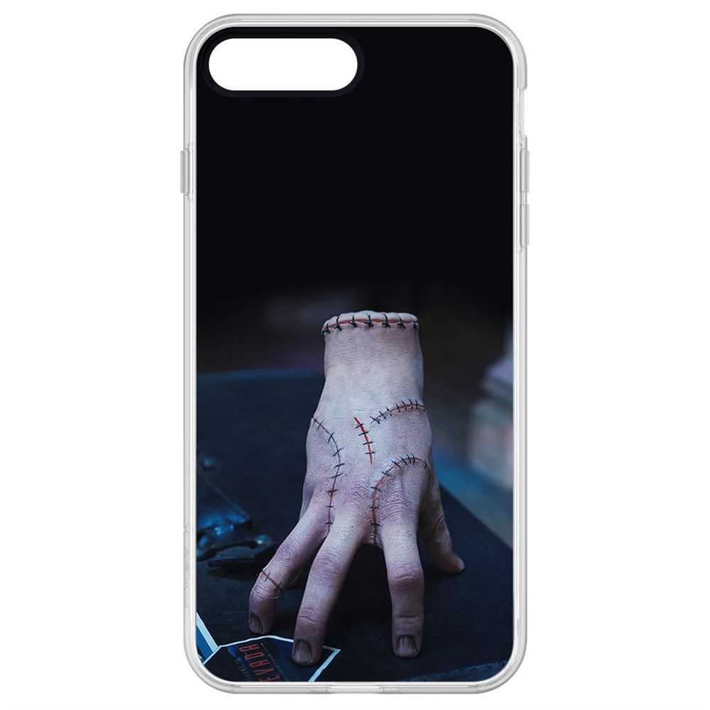 

Чехол-накладка Krutoff Clear Case Уэнсдей Аддамс - Вещь для iPhone 7 Plus, Прозрачный
