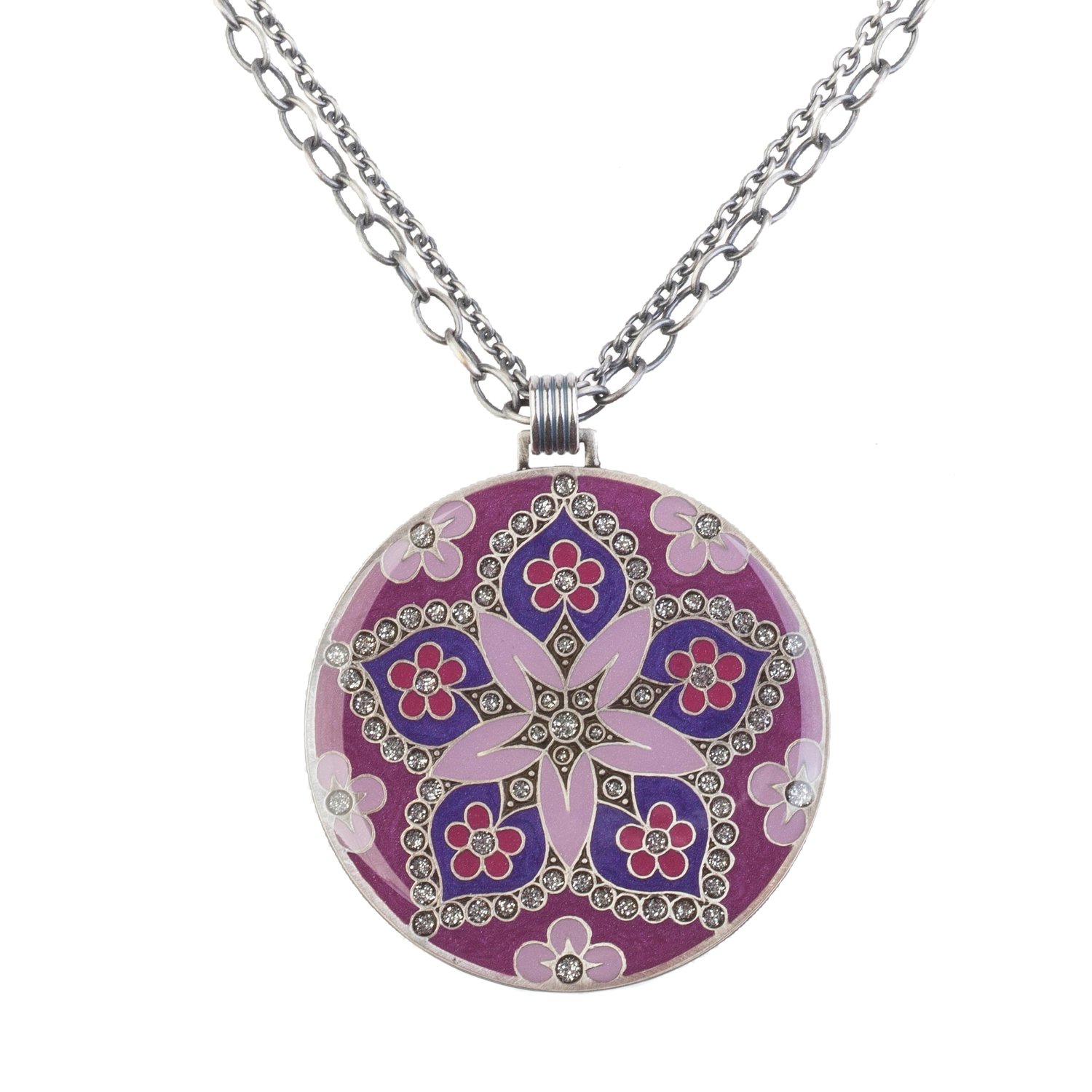 

Колье из бижутерного сплава/бронзы с эмалью 55 см Clara Bijoux B71572.2.C50 V, B71572.2.C50 V