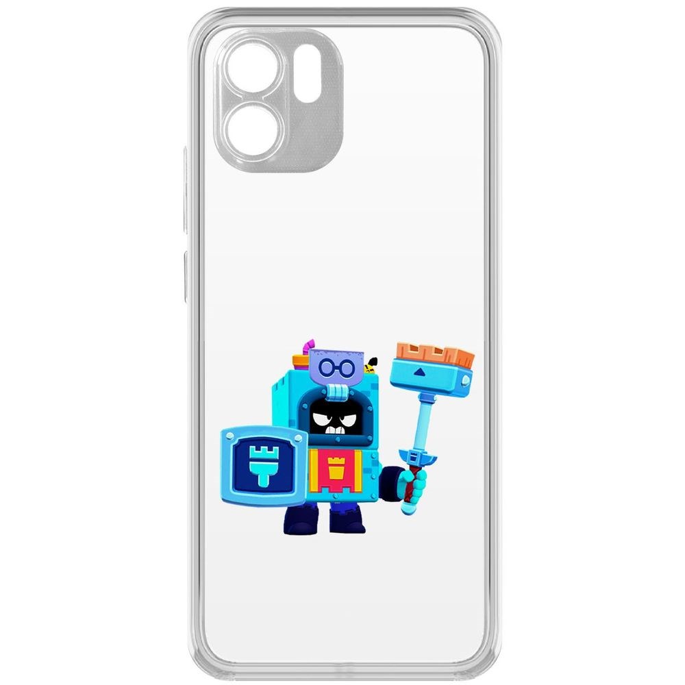 

Чехол-накладка Кейс Brawl Stars-Эш для Xiaomi Redmi A1