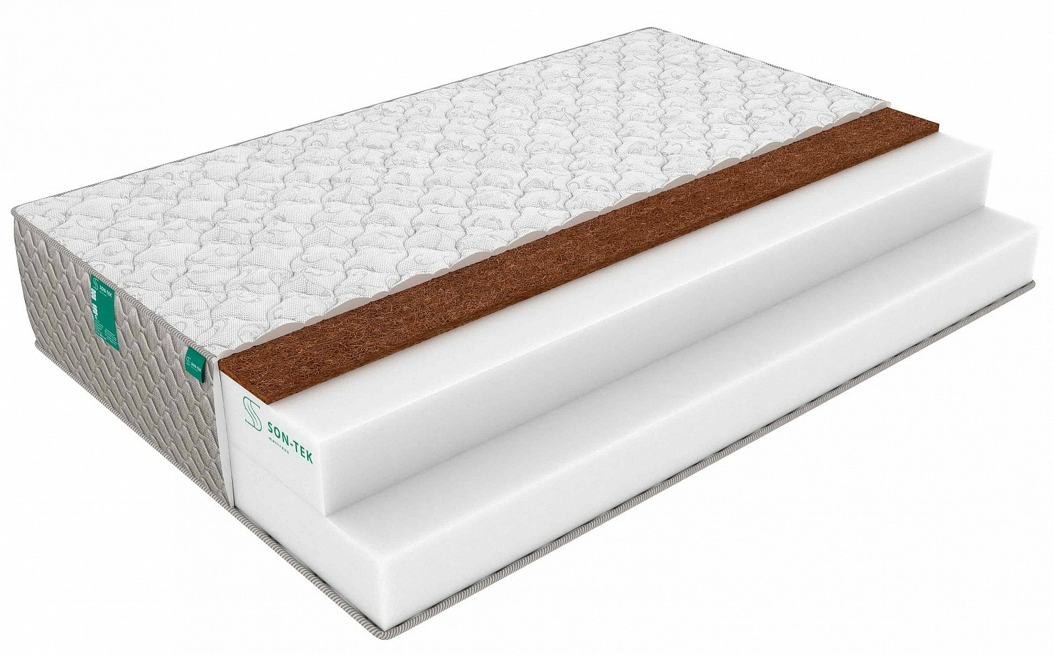 

Матрас Sleeptek Mono SpecialPena Hard 29 200х215, Белый;серый, Roll Special Foam Cocos 29