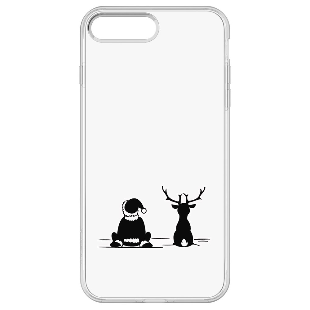 

Чехол-накладка Krutoff Clear Case Мечтатели для iPhone 8 Plus, Прозрачный