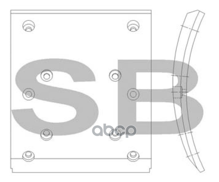 

Накладка Тормозная (Aero City) Sl015 Sangsin brake арт. SL015, Черный