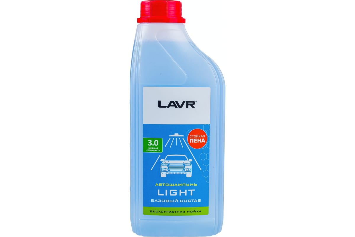 

Автошампунь для бесконтактной мойки Lavr Light 1 л, Ln2301 ., Light