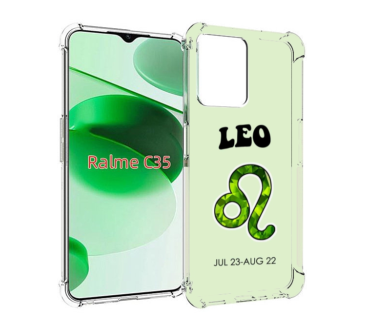 

Чехол MyPads знак зодиака лев 1 для Realme C35 / Narzo 50A Prime, Прозрачный, Tocco