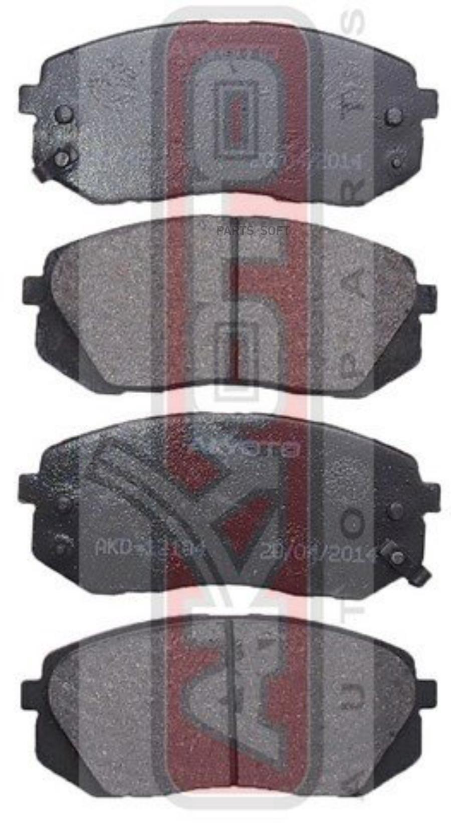 

Колодки тормозные дисковые передние HYUNDAI IX35/SPORTAGE 2010< AKYOTO