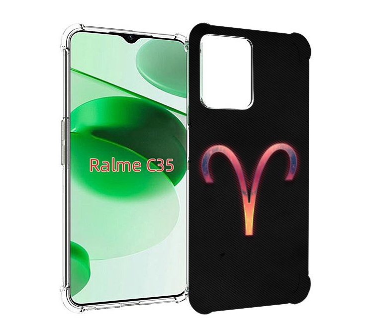 

Чехол MyPads знак зодиака овен 1 для Realme C35 / Narzo 50A Prime, Прозрачный, Tocco