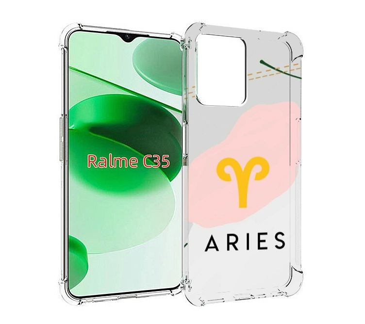 

Чехол MyPads знак зодиака овен 7 для Realme C35 / Narzo 50A Prime, Прозрачный, Tocco