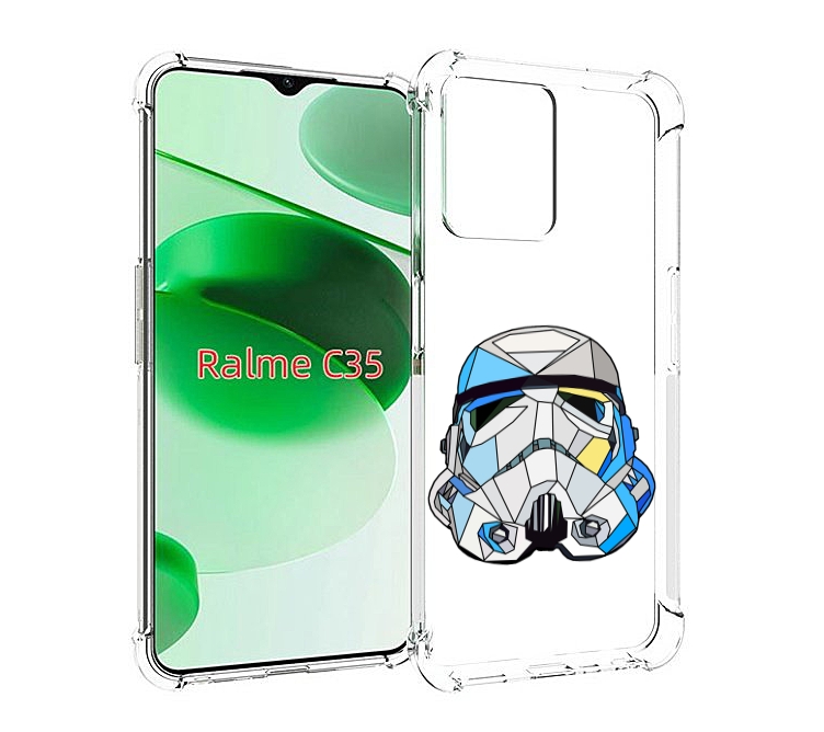 

Чехол MyPads star wars дарт вейдер для Realme C35 / Narzo 50A Prime, Прозрачный, Tocco