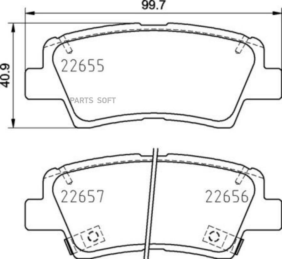 

Колодки торм.зад. GEELY/HYUNDAI/HYUNDAI (BEIJING)/KIA/KIA (DYK) BREMBO