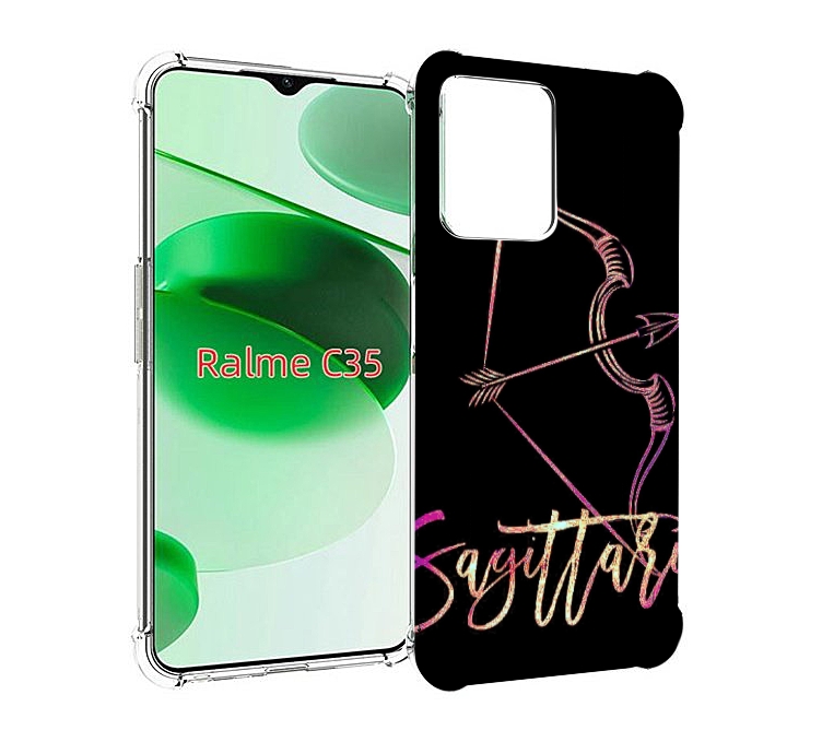 

Чехол MyPads знак зодиака стрелец 3 для Realme C35 / Narzo 50A Prime, Прозрачный, Tocco