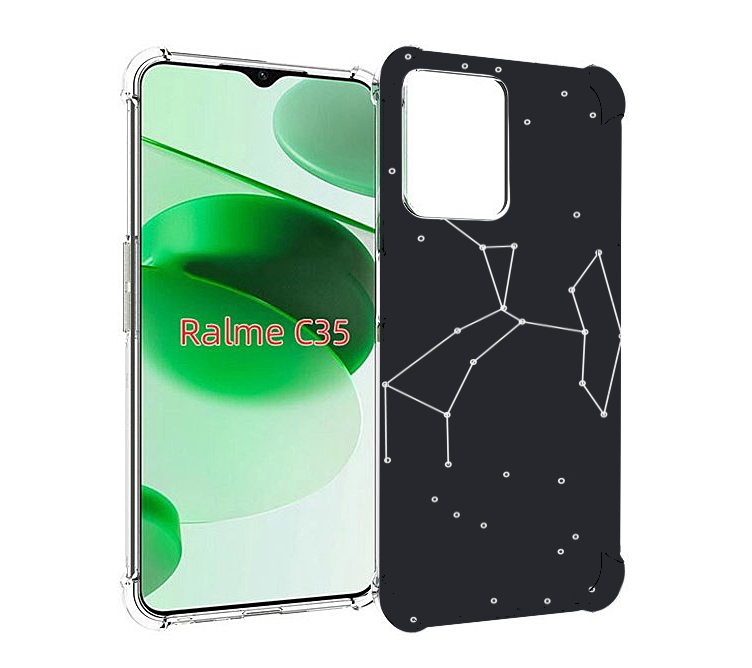 

Чехол MyPads знак зодиака стрелец 6 для Realme C35 / Narzo 50A Prime, Прозрачный, Tocco