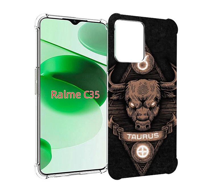 

Чехол MyPads знак зодиака телец 2 для Realme C35 / Narzo 50A Prime, Прозрачный, Tocco