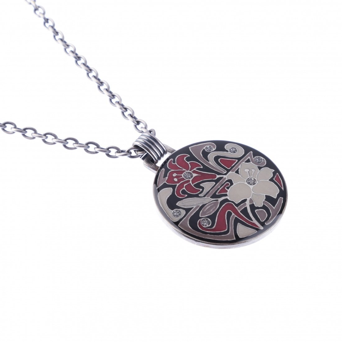 

Колье из бижутерного сплава/бронзы с эмалью 50 см Clara Bijoux B77334.4.A BW, B77334.4.A BW