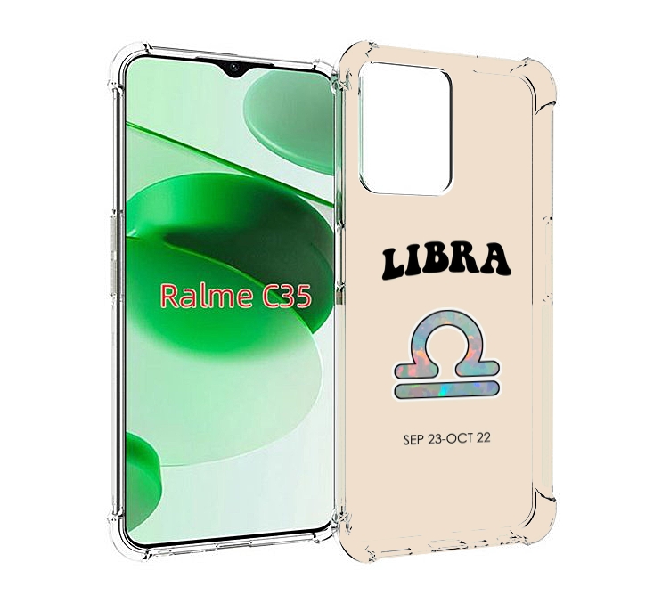 

Чехол MyPads знак-зодиака-весы-6 для Realme C35 / Narzo 50A Prime, Прозрачный, Tocco
