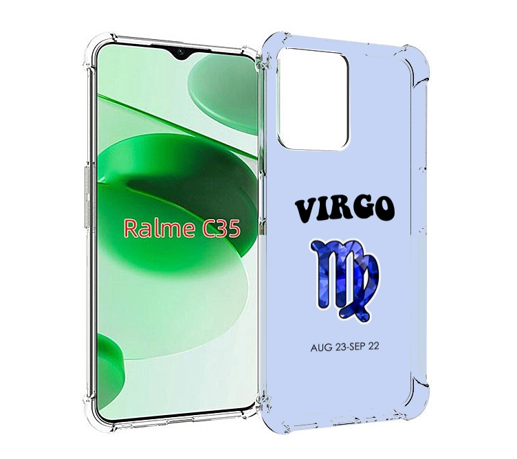 

Чехол MyPads знак-зодиака-дева-1 для Realme C35 / Narzo 50A Prime, Прозрачный, Tocco