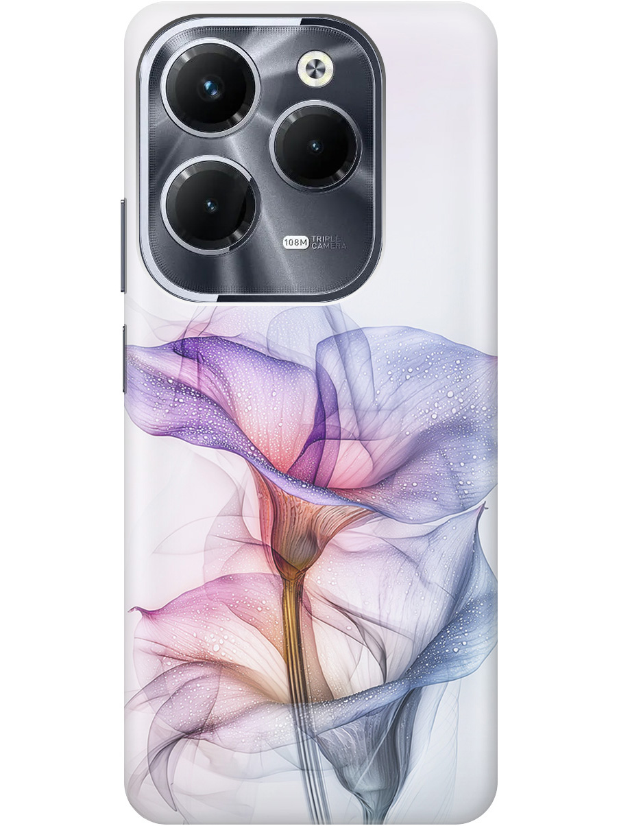 

Силиконовый чехол на Infinix Hot 40 / Hot 40 Pro с принтом "Прозрачные калы", Прозрачный;белый;серый;фиолетовый, 778679221