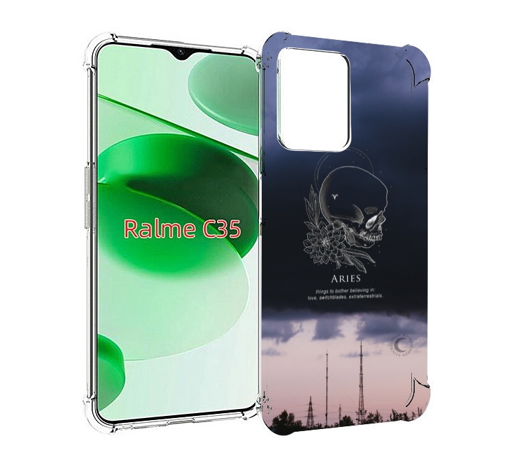 

Чехол MyPads знак-зодиака-овен-4 для Realme C35 / Narzo 50A Prime, Прозрачный, Tocco