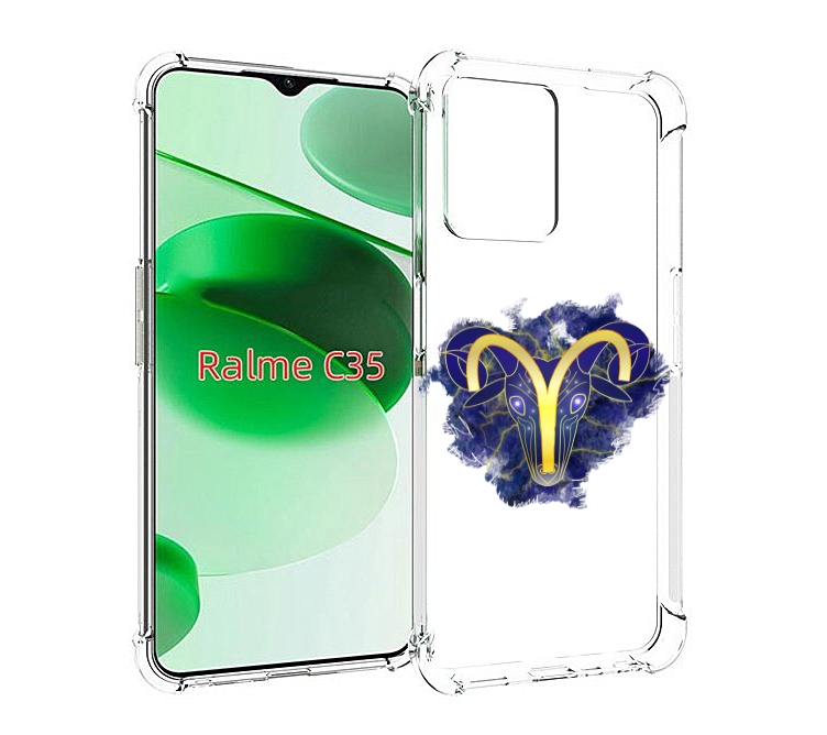 

Чехол MyPads знак-зодиака-овен-8 для Realme C35 / Narzo 50A Prime, Прозрачный, Tocco