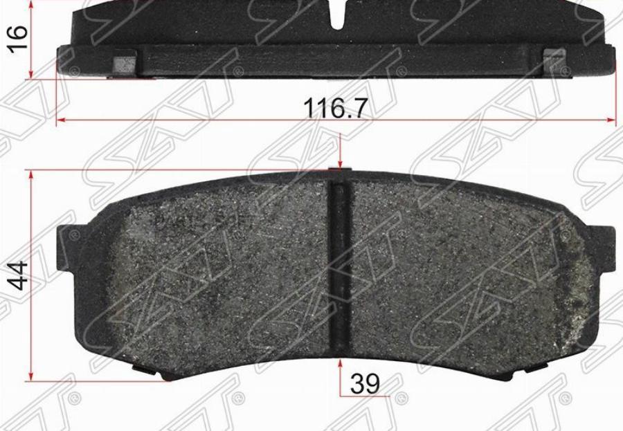 

Колодки Тормозные Rr Toyota Land Cruiser 80/90/105/120/78/150 Sat арт. ST0446660050