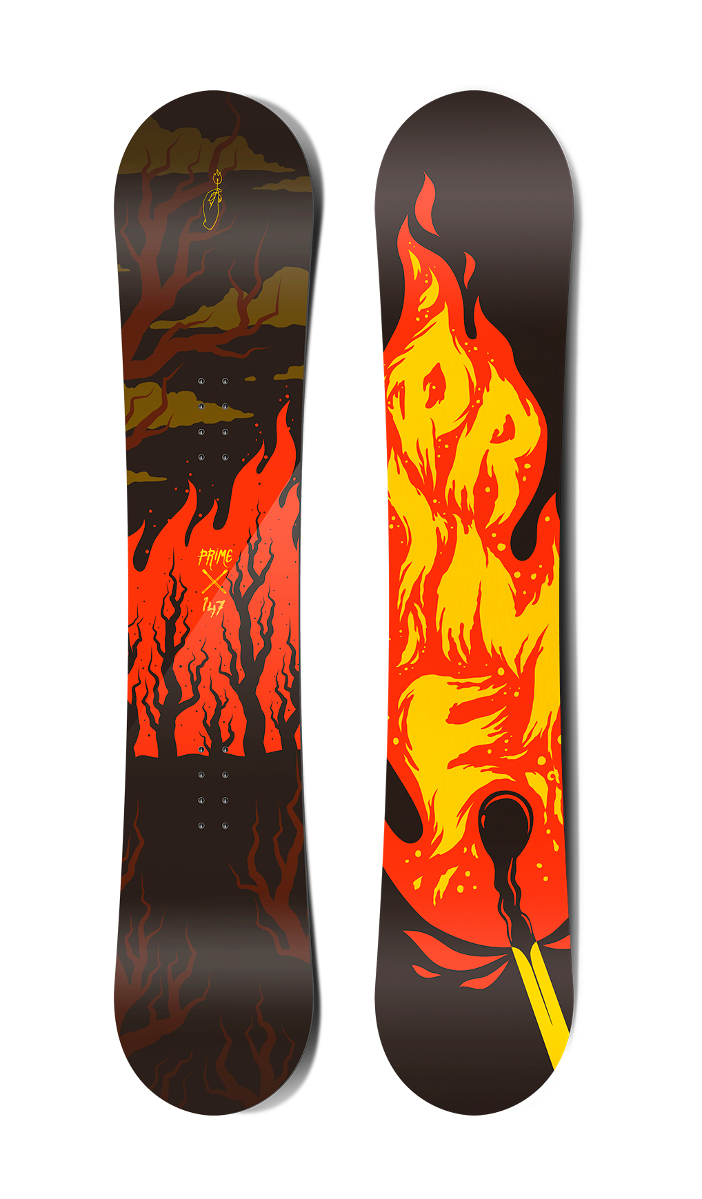 Сноуборд Prime Wood С4 черный 156 см 2023