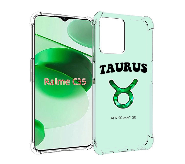 

Чехол MyPads знак-зодиака-телец-1 для Realme C35 / Narzo 50A Prime, Прозрачный, Tocco