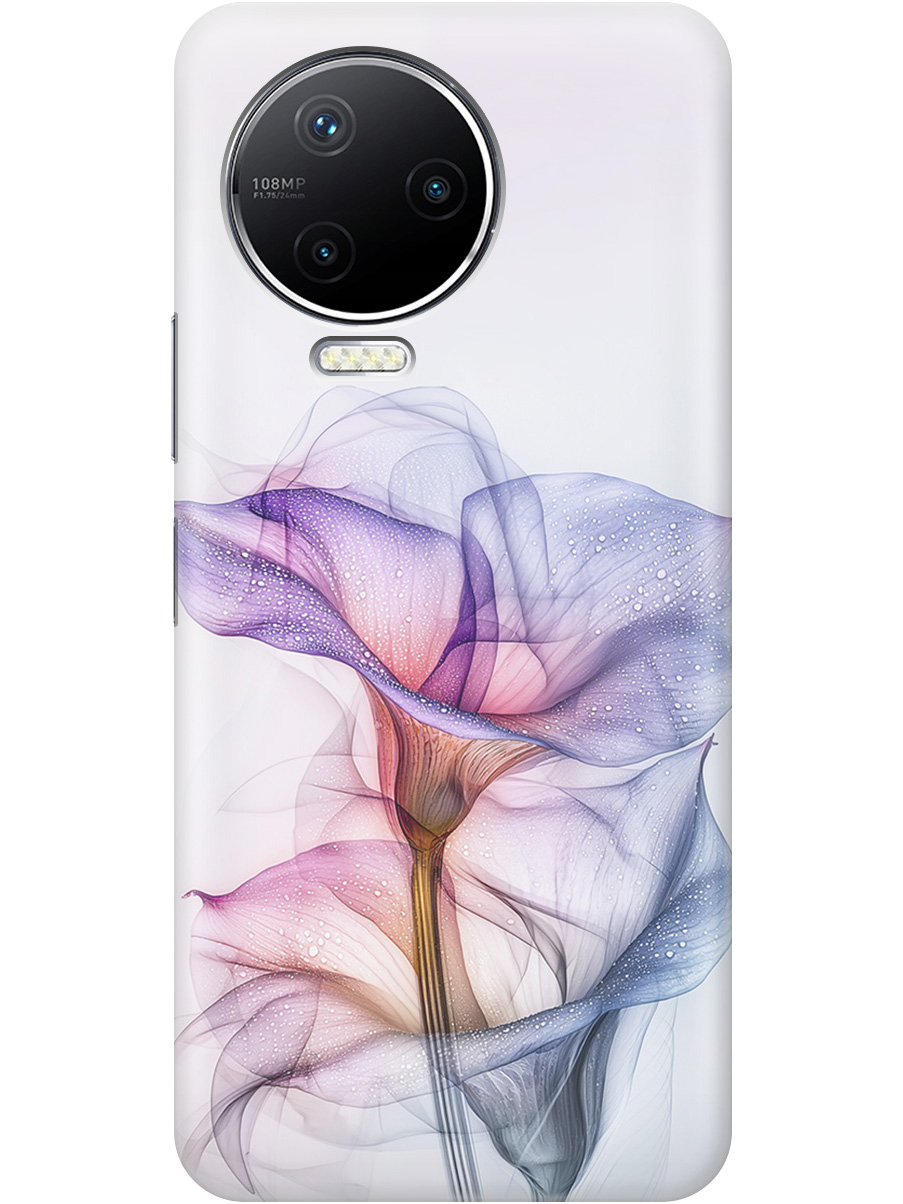 

Силиконовый чехол на Infinix Note 12 Pro с принтом "Прозрачные калы", Прозрачный;белый;серый;фиолетовый, 762092721
