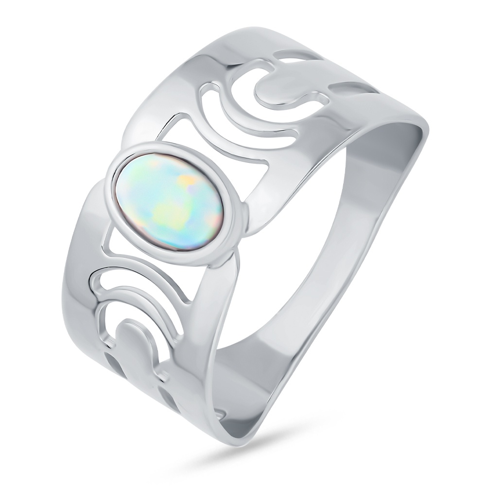 

Кольцо из серебра, р. , 585Gold 701012779, опал искусственный, 701012779