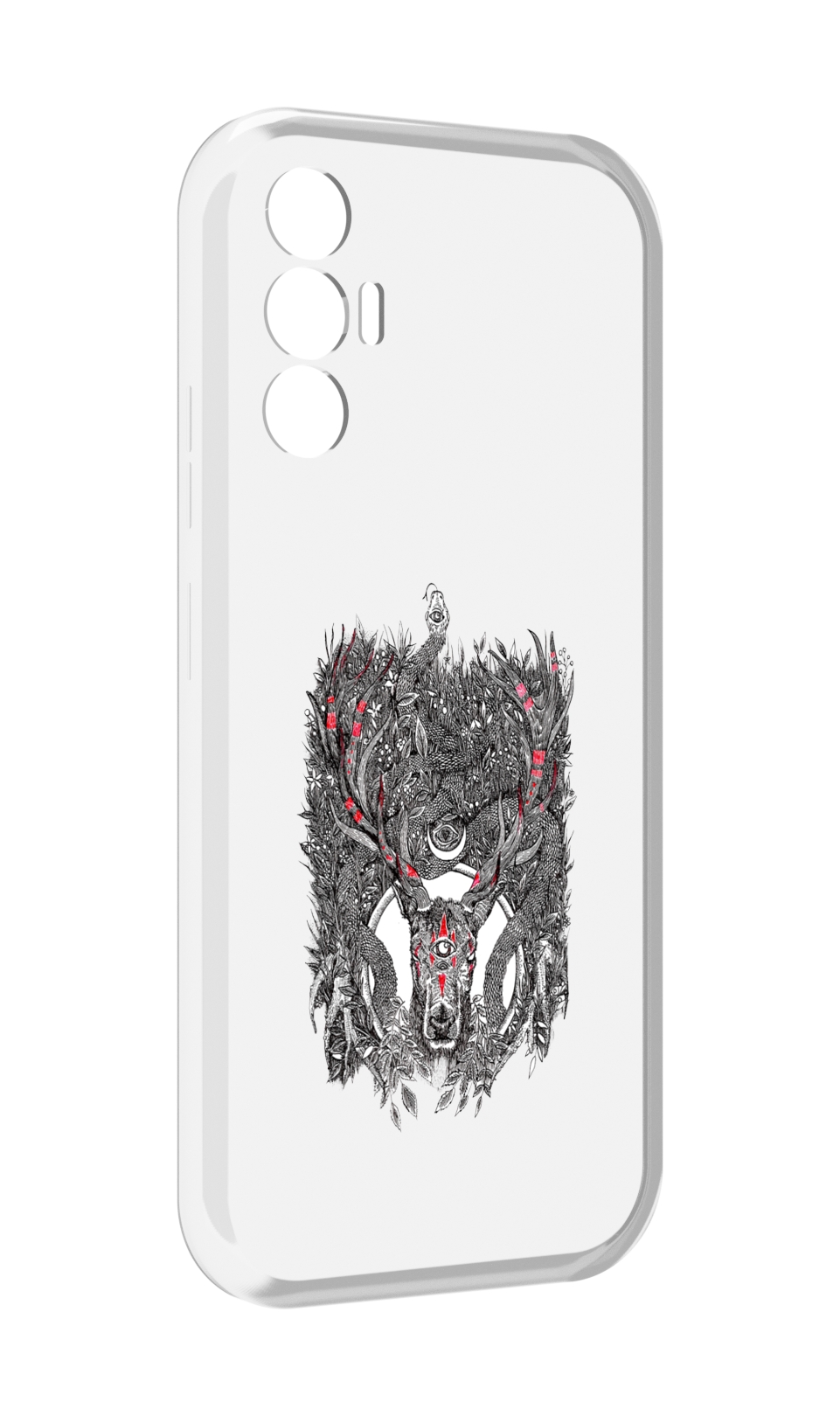 

Чехол MyPads Дизайнерские_676 для Tecno Pova 3, Прозрачный, Tocco