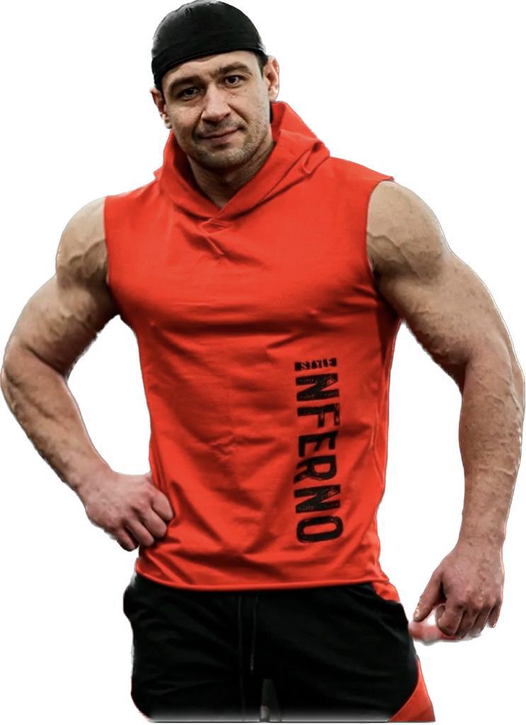 

Майка мужская INFERNO style М-003-000 красная 3XL, Красный, М-003-000
