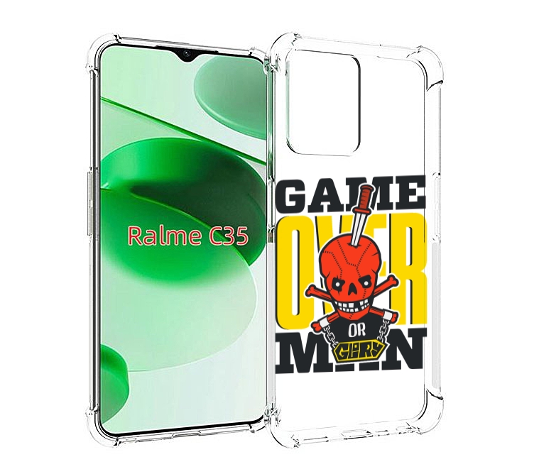 

Чехол MyPads игра-окончена-парень для Realme C35 / Narzo 50A Prime, Прозрачный, Tocco
