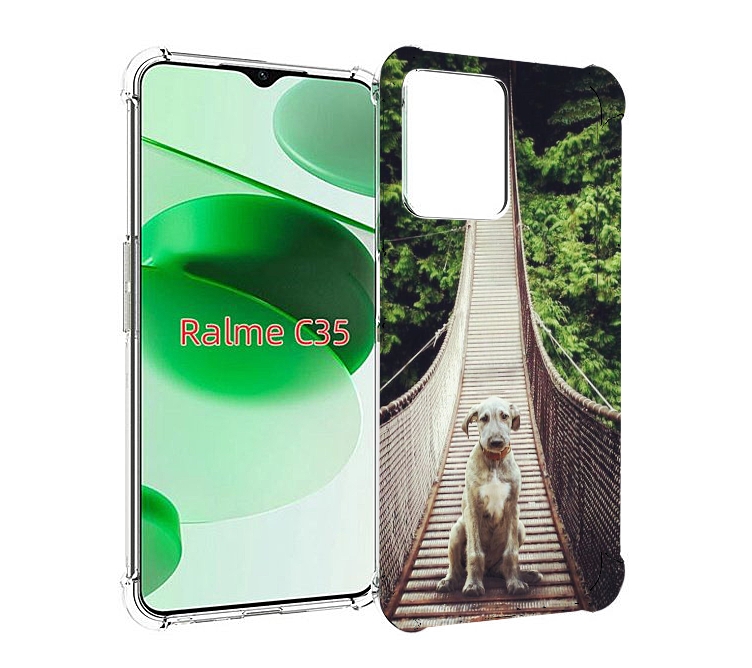 

Чехол MyPads ирландскии волкодав для Realme C35 / Narzo 50A Prime, Прозрачный, Tocco