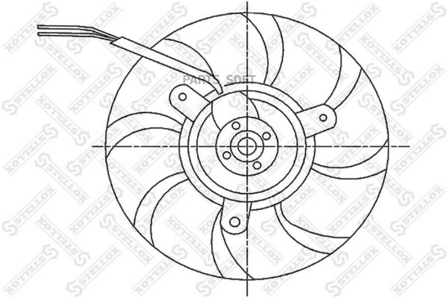 

STELLOX Вентилятор охлаждения STELLOX 2999243sx