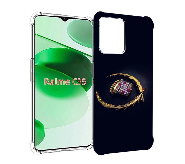 

Чехол MyPads cadillac 2 для Realme C35 / Narzo 50A Prime, Прозрачный, Tocco