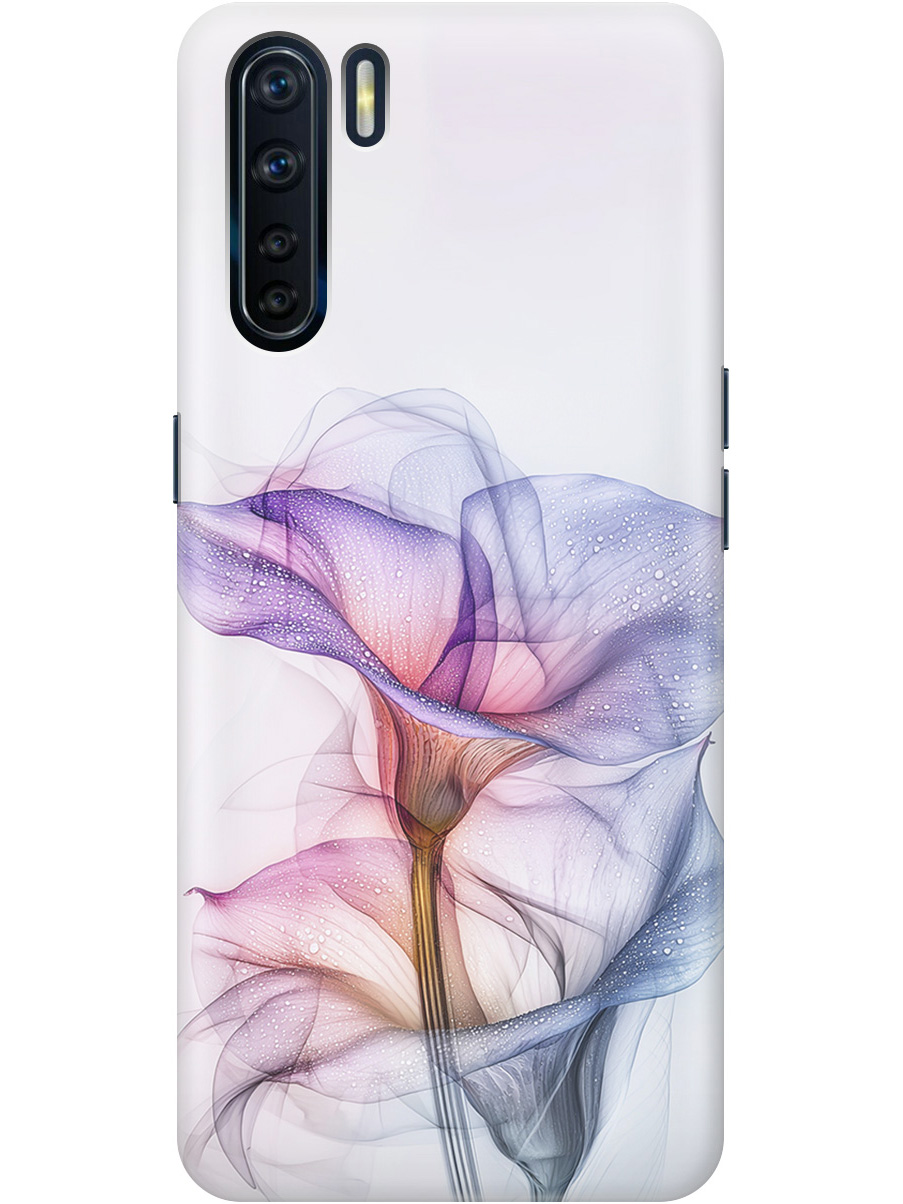 

Силиконовый чехол на Oppo A91/Reno3 с принтом "Прозрачные калы", Прозрачный;белый;серый;фиолетовый, 726148821