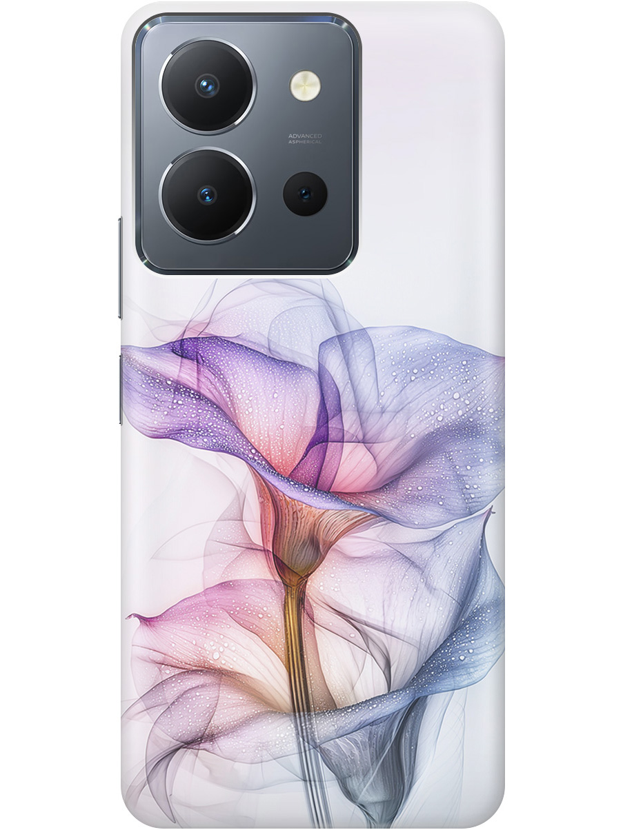 

Силиконовый чехол на Vivo Y36 с принтом "Прозрачные калы", Прозрачный;белый;серый;фиолетовый, 772628421
