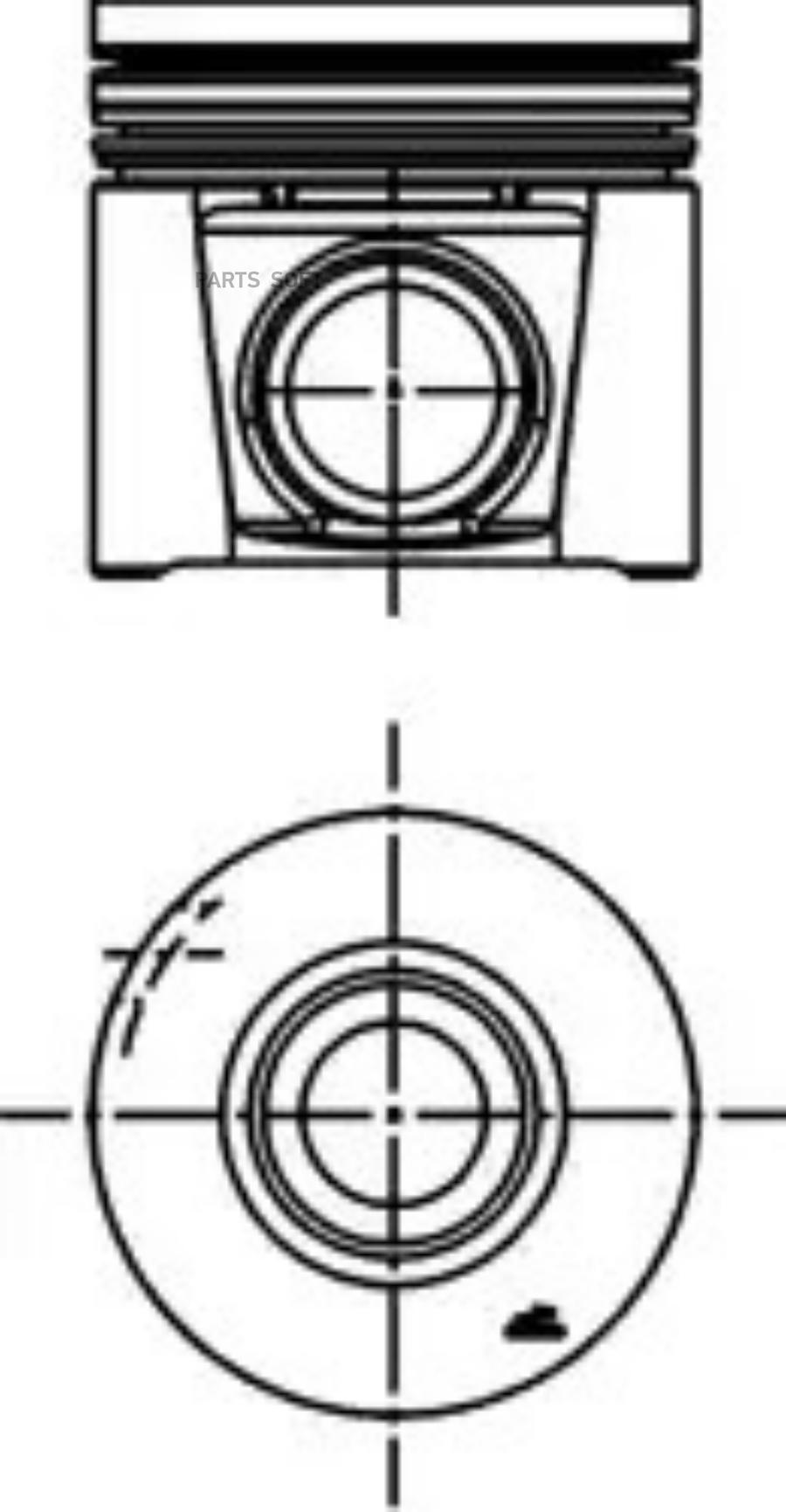 

Поршень dm88.00x2.50x2.00x2.50 +0,40 [1шт]