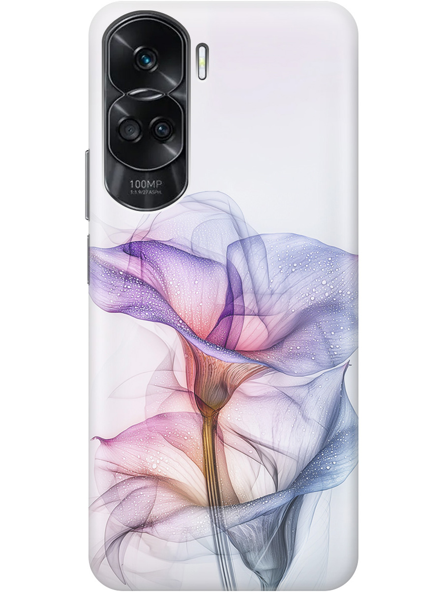 

Силиконовый чехол на Honor 90 Lite с принтом "Прозрачные калы", Прозрачный;белый;серый;фиолетовый, 772622621