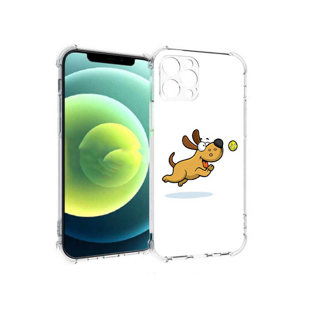 

Чехол MyPads Tocco для Apple iPhone 12 Pro пёсик (PT157529.613.563), Прозрачный, Tocco