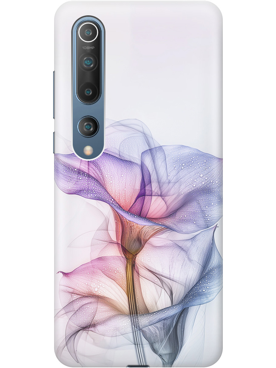

Силиконовый чехол на Xiaomi Mi 10 с принтом "Прозрачные калы", Прозрачный;белый;серый;фиолетовый, 722821121