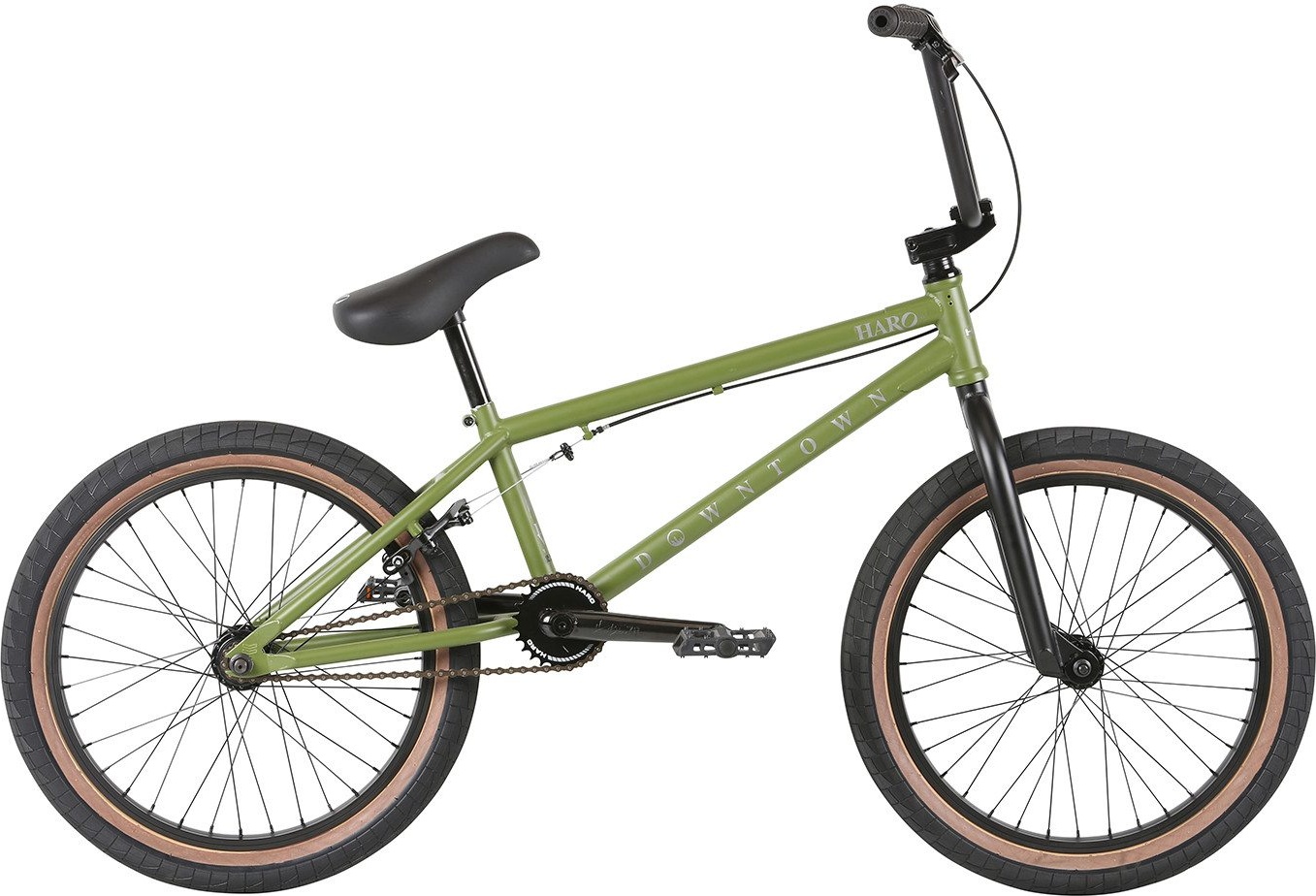 фото Велосипед haro downtown 2021 20.5" матовый оливковый