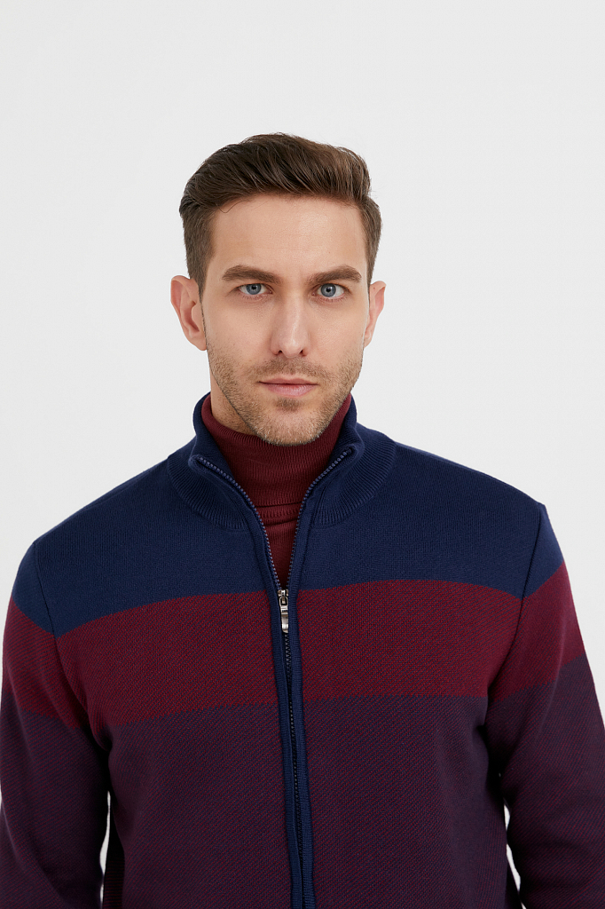 

Кардиган мужской B21-22113 Finn Flare синий 2XL, B21-22113