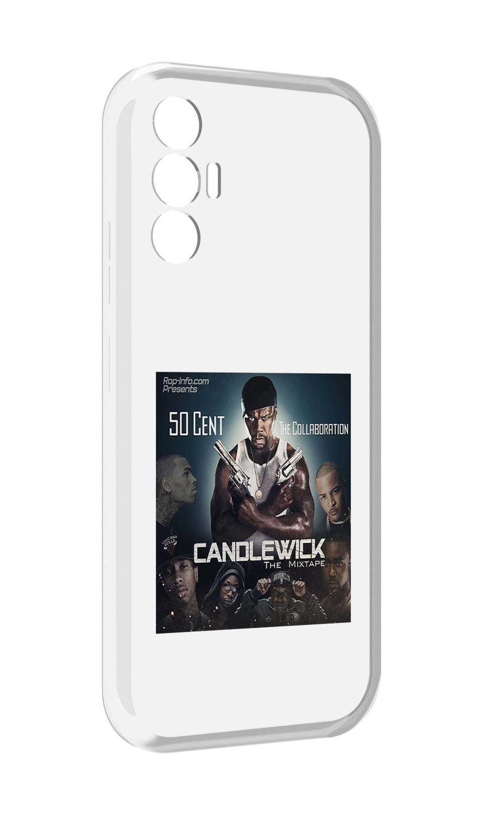 

Чехол MyPads 50 Cent - CandleWick для Tecno Pova 3, Прозрачный, Tocco
