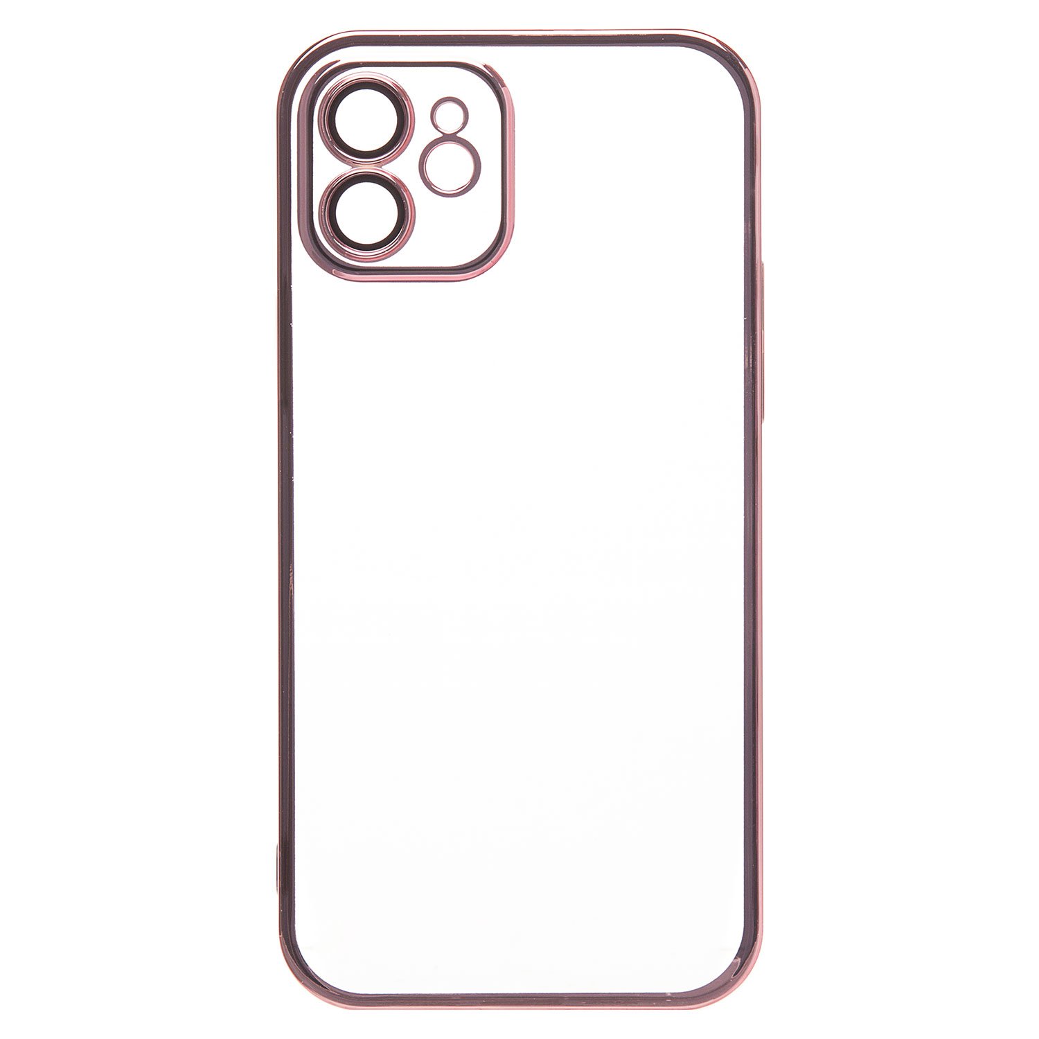 

Чехол iPhone 12 пластиковый с закрытой камерой <розовое золото>, Розовый, iPhone 12